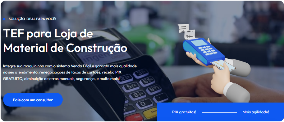 ERP - PDV - MATERIAIS DE CONSTRUÇÃO